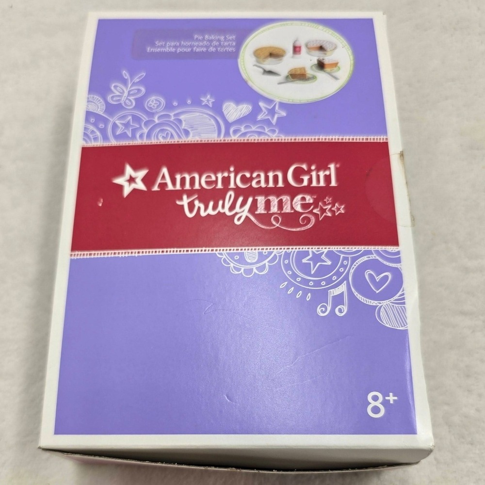 American Girl Truly Me Pie Baking Set 15pc Doll Accessories FGG40 Pumpkin Apple